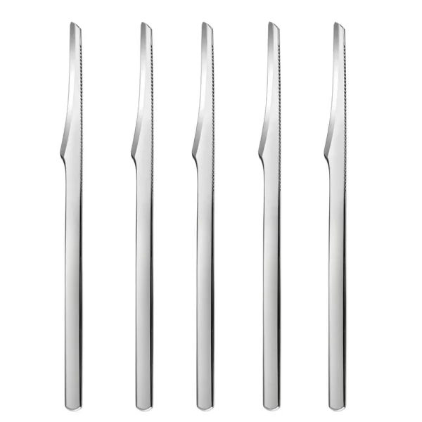 Pedicure Knife Tools for Feet Stainless Steel Foot Scrubber Dead Skin Remover 1/2/5Pcs Foot Scraper Knife Scraping Manicure Tool - Image 9