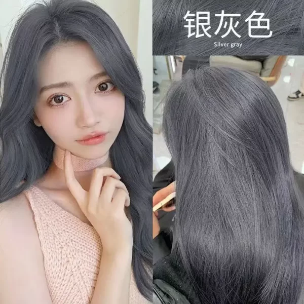 Mokeru Natural Organic Brown Hair Color Permanent Hair Coloring Shampoo Long Lasting Hair Dye Shampoo For Women Professional Dye - Image 9