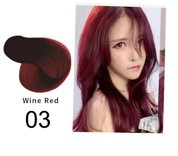 Mokeru Natural Organic Brown Hair Color Permanent Hair Coloring Shampoo Long Lasting Hair Dye Shampoo For Women Professional Dye - Image 19