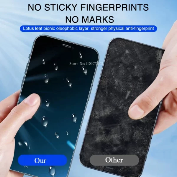 4PCS 9D Full Cover Tempered Glass For iPhone 16 11 12 13 14 15 Pro Max 16 15 Plus Screen Protector For iPhone 13 Mini XR XS MAX - Image 4