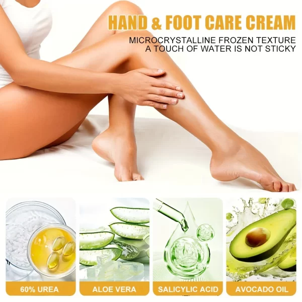 40g Urea Foot Cream Dry Cracked Feet Heel Gentle Exfoliation Softening Skin Ultra-Hydrating Hand Foot Care Cream Stick Protuct - Image 5