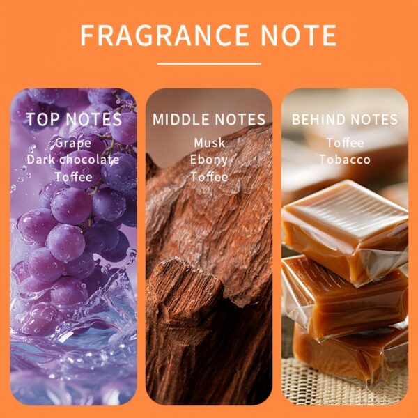 3.4oz. Men's Perfume, Emitting Charm And Lasting Fragrance, Ebony Fragrance, Wooden Delicacies, Perfume, The First Recommendation for Men's Daily Life - Image 3