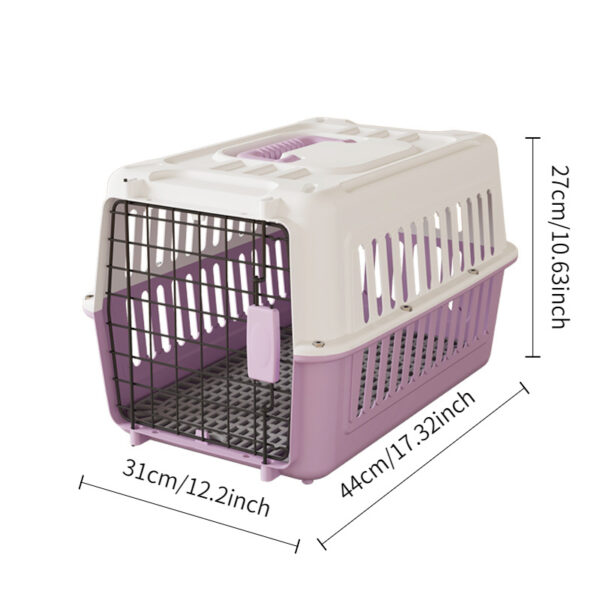 Pet Air Box for Cats, Portable Cat Cage for Air Transport, Dog Handheld Car Pet Box/Bag - Image 8