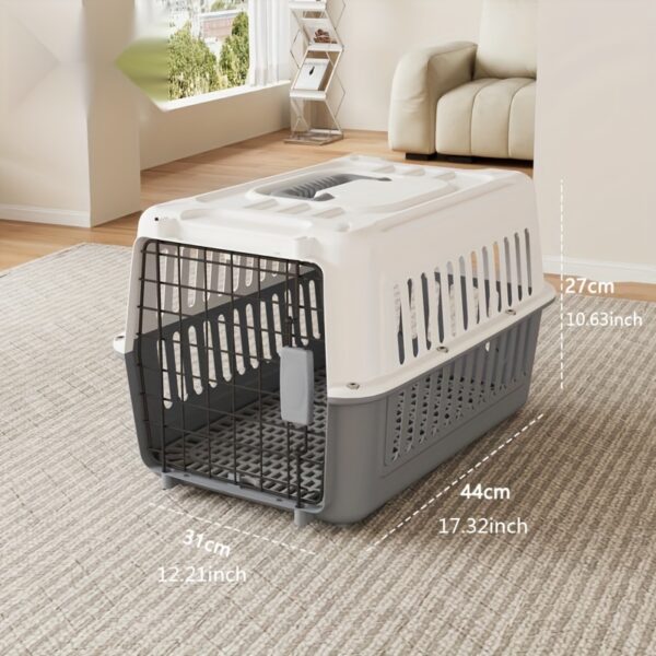 Pet Air Box for Cats, Portable Cat Cage for Air Transport, Dog Handheld Car Pet Box/Bag - Image 5