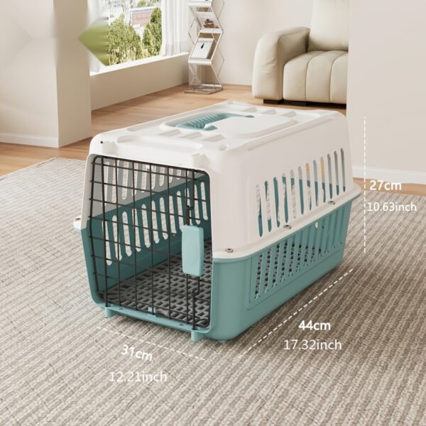 Pet Air Box for Cats, Portable Cat Cage for Air Transport, Dog Handheld Car Pet Box/Bag - Image 9