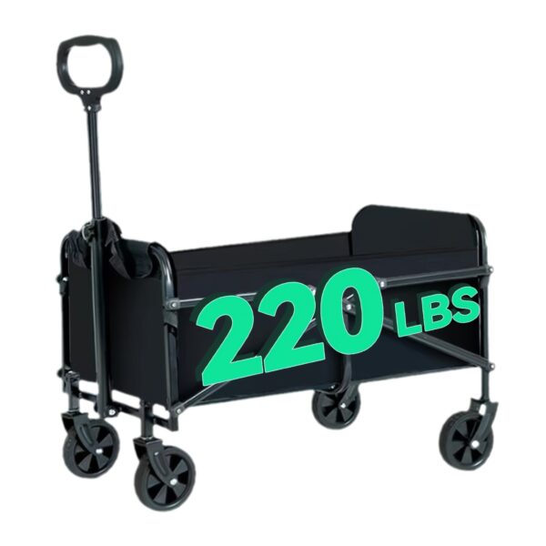 Heavy-Duty 220/280/330/450/550 Pounds Foldable Handcart - Multifunctional Garden Handcart with All Terrain Wheels - Suitable for Beaches, Lawns, Sports, Camping, 1 Piece, Ideal Christmas Gift - Image 8