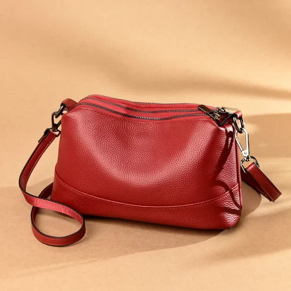 New Fashion Women Genuine Leather Handbags Women's bags Designer Female Shoulder Bags Luxury Brand Cowhide Ladies Messenger Bag - Image 10