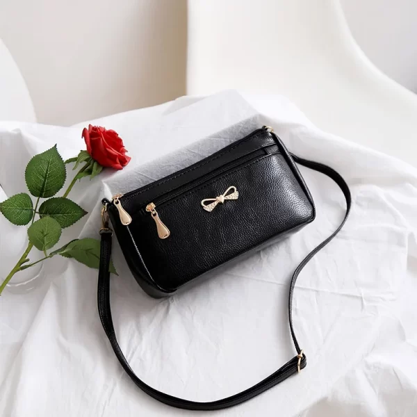 PU Synthetic Leather Women's Shoulder Crossbody Bag Fashion Casual Dinner Wedding Alligator Pattern Flap Handbag and Purse - Image 7