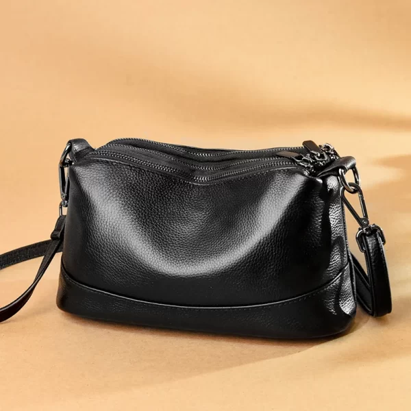 New Fashion Women Genuine Leather Handbags Women's bags Designer Female Shoulder Bags Luxury Brand Cowhide Ladies Messenger Bag - Image 7