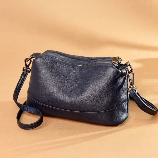 New Fashion Women Genuine Leather Handbags Women's bags Designer Female Shoulder Bags Luxury Brand Cowhide Ladies Messenger Bag - Image 9