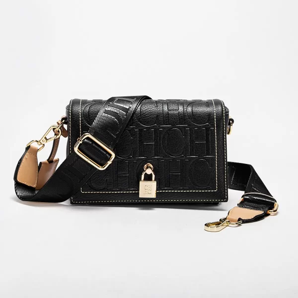 CH Fashion Design Model Metal Accessories Buckle Women's Shoulder Bag Luxury Brand Fashion Solid Color Printed Head Bag - Image 10